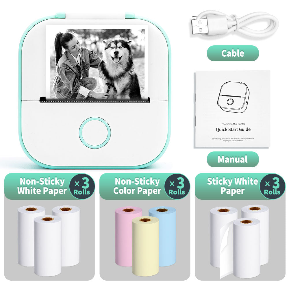 Mini Portable Printer Phomemo T02