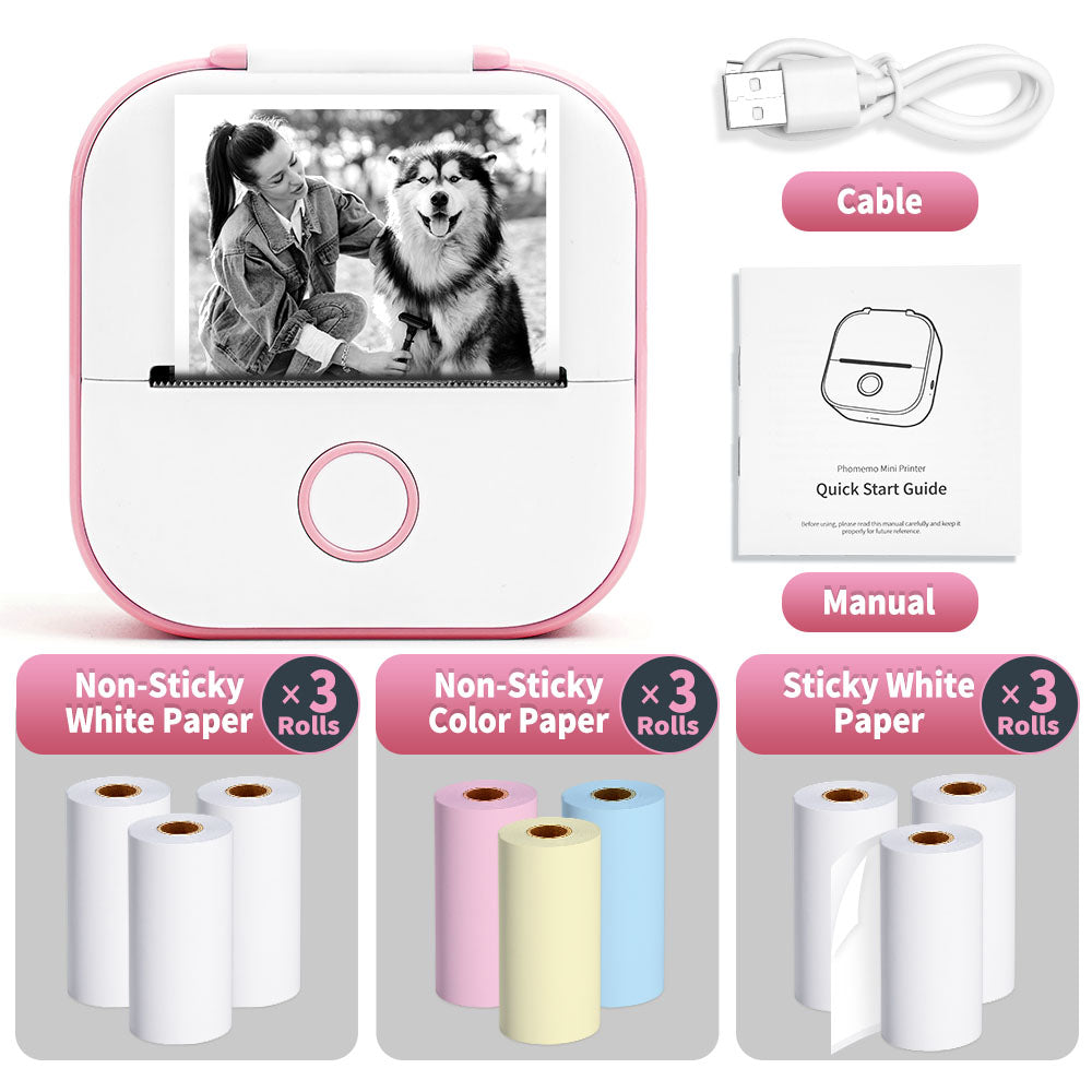 Mini Portable Printer Phomemo T02