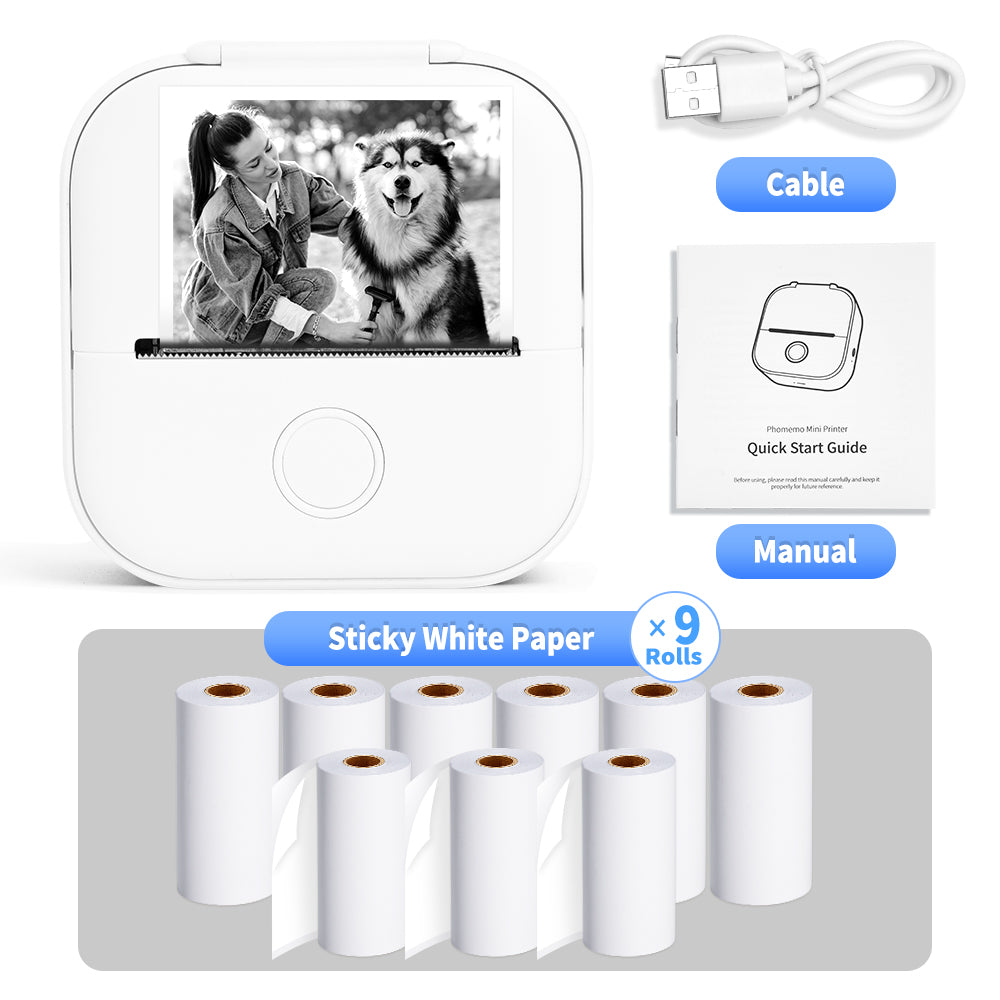 Mini Portable Printer Phomemo T02