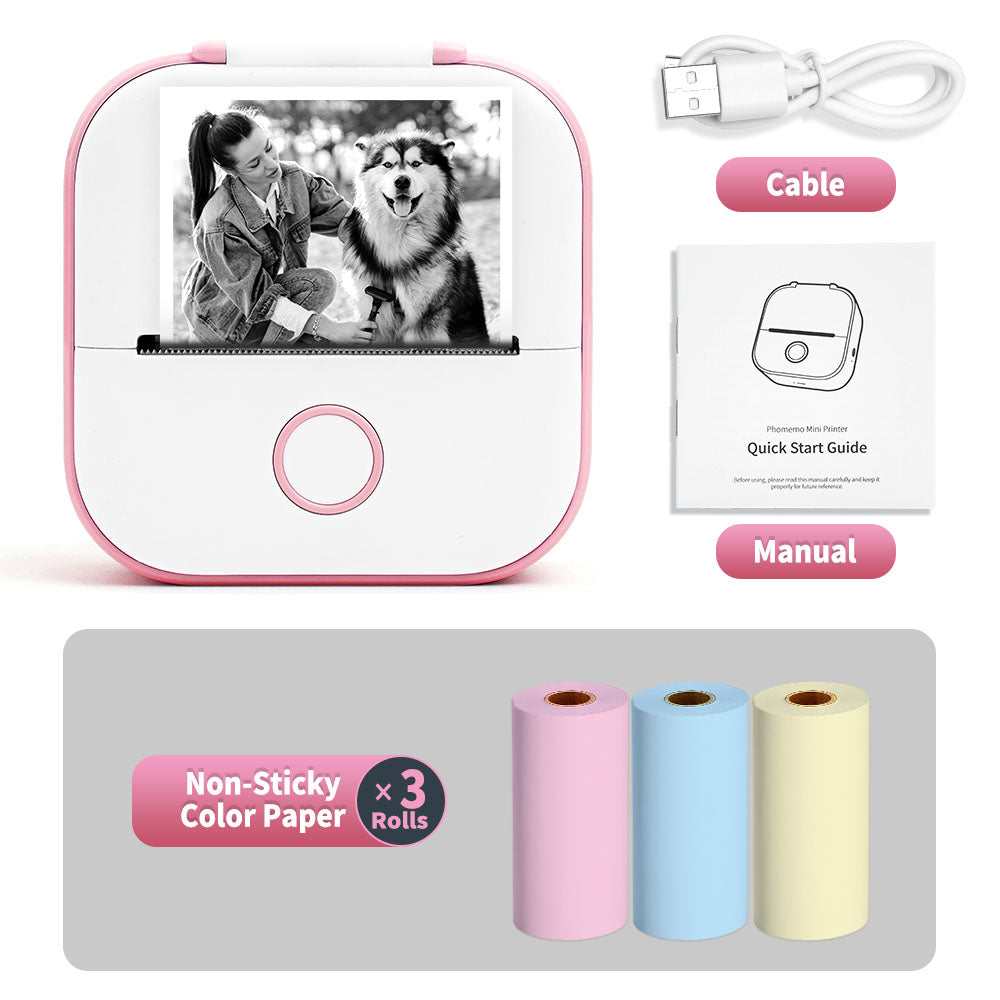 Mini Portable Printer Phomemo T02
