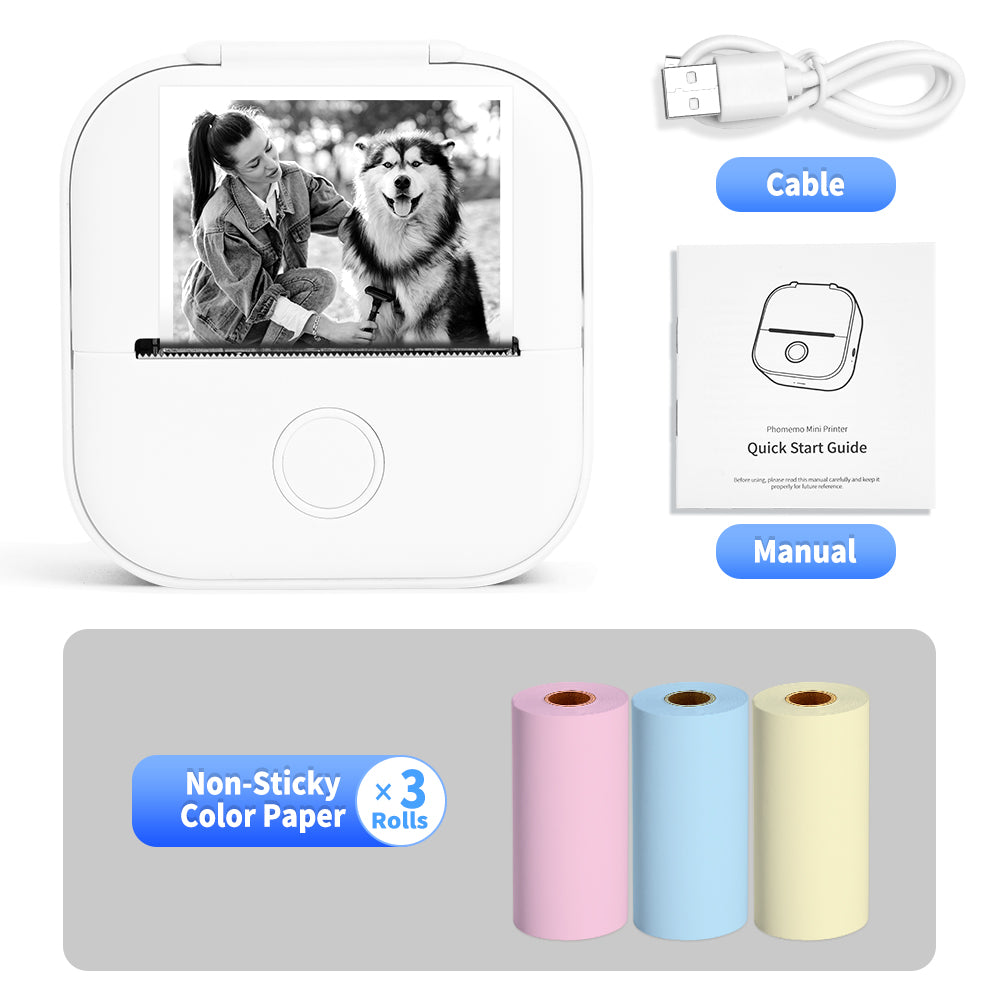 Mini Portable Printer Phomemo T02